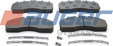 Auger 76454 - Тормозные колодки, дисковые, комплект autospares.lv