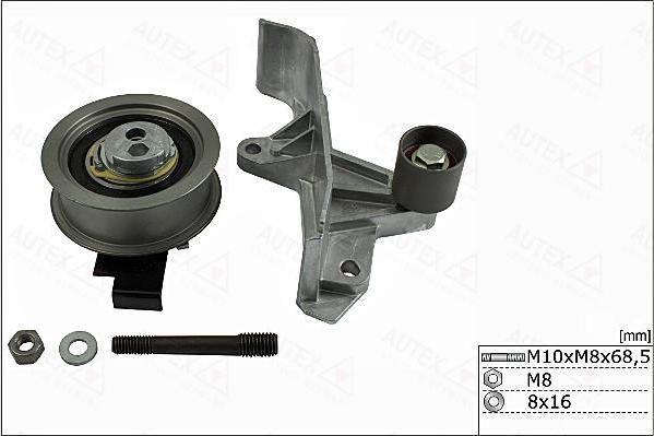 Autex 692756 - Комплект роликов, зубчатый ремень ГРМ autospares.lv