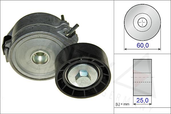 Autex 654678 - Натяжитель, поликлиновый ремень autospares.lv