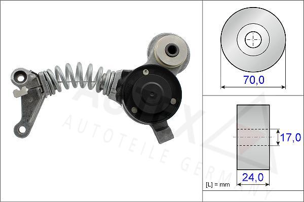 Autex 654840 - Натяжитель, поликлиновый ремень autospares.lv