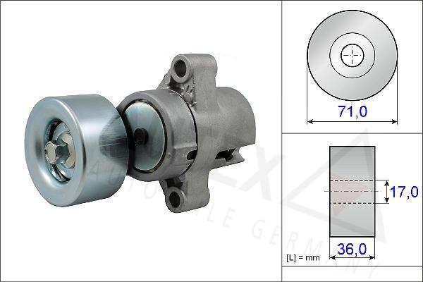 Autex 654813 - Натяжитель, поликлиновый ремень autospares.lv