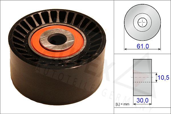 Autex 654832 - Направляющий ролик, зубчатый ремень ГРМ autospares.lv