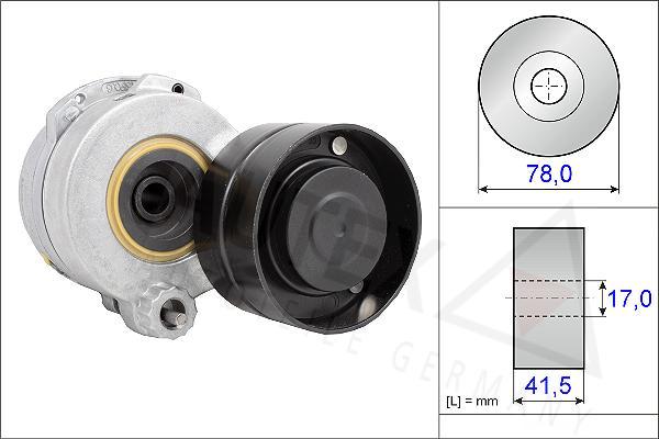 Autex 654380 - Ролик, поликлиновый ремень autospares.lv