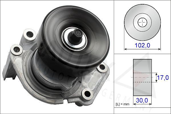 Autex 654706 - Натяжитель, поликлиновый ремень autospares.lv