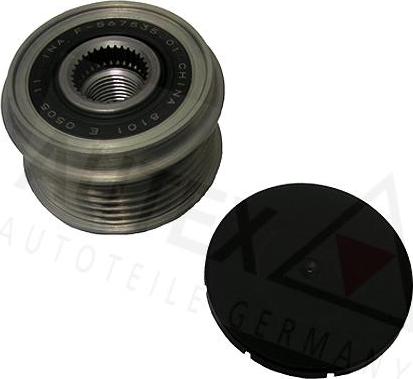 Autex 654724 - Шкив генератора, муфта autospares.lv