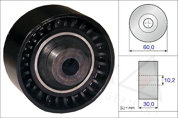 Autex 651759 - Направляющий ролик, зубчатый ремень ГРМ autospares.lv