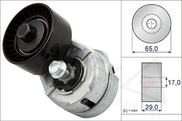 Autex 601347 - Натяжитель, поликлиновый ремень autospares.lv