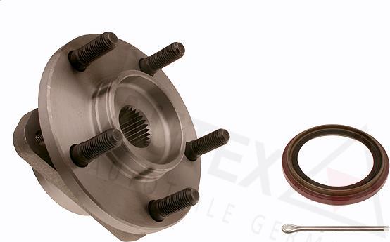 Autex 808007 - Подшипник ступицы колеса, комплект autospares.lv