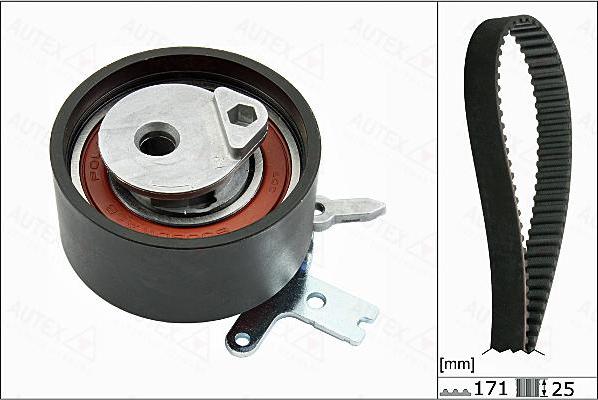 Autex 702923 - Комплект зубчатого ремня ГРМ autospares.lv