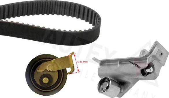 Autex 702178 - Комплект зубчатого ремня ГРМ autospares.lv