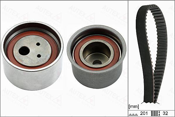 Autex 702846 - Комплект зубчатого ремня ГРМ autospares.lv