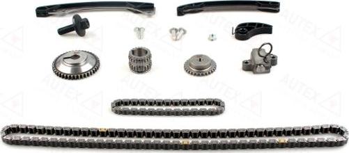 Autex 711514 - Комплект цепи привода распредвала autospares.lv