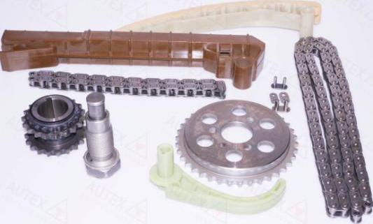 Autex 711123 - Комплект цепи привода распредвала autospares.lv