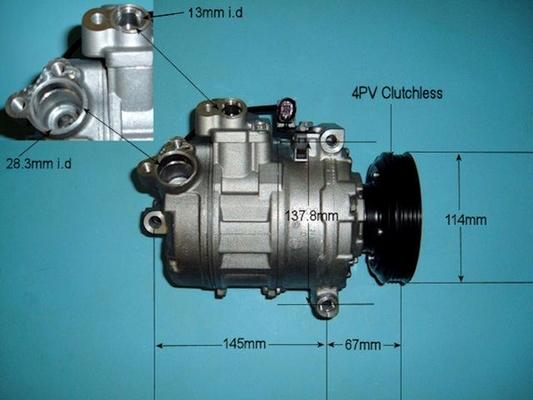 Auto Air Gloucester 14-9697 - Компрессор кондиционера autospares.lv