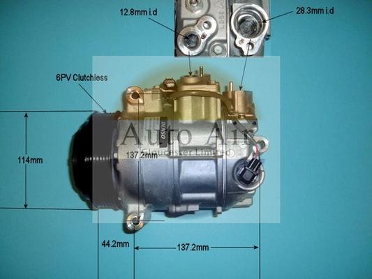 Auto Air Gloucester 14-9655 - Компрессор кондиционера autospares.lv