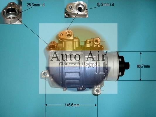 Auto Air Gloucester 14-9658 - Компрессор кондиционера autospares.lv