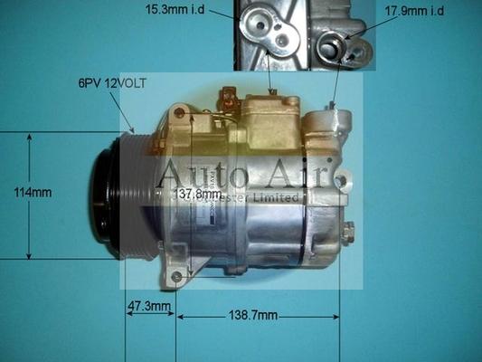 Auto Air Gloucester 14-9740 - Компрессор кондиционера autospares.lv