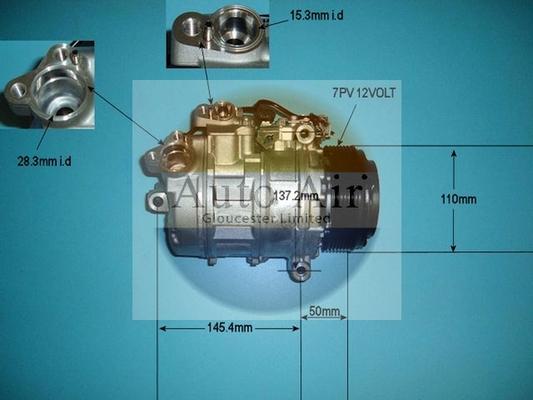 Auto Air Gloucester 14-9753 - Компрессор кондиционера autospares.lv