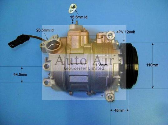 Auto Air Gloucester 14-9768 - Компрессор кондиционера autospares.lv