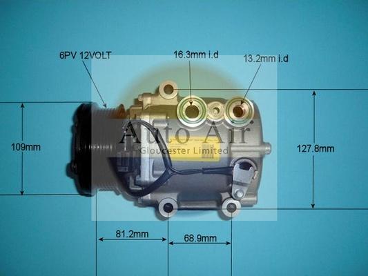 Auto Air Gloucester 14-9719 - Компрессор кондиционера autospares.lv