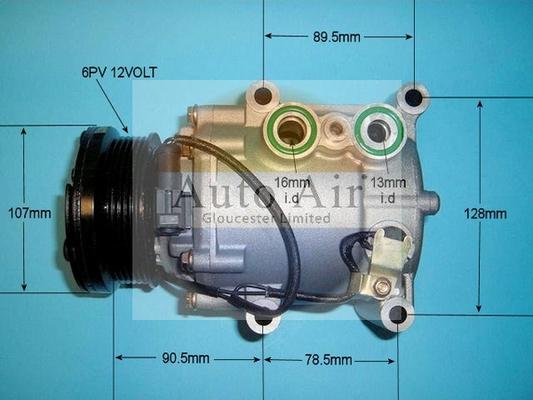 Auto Air Gloucester 14-9715 - Компрессор кондиционера autospares.lv