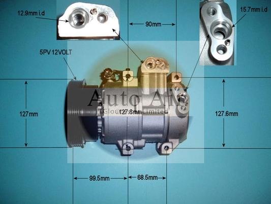 Auto Air Gloucester 14-9781 - Компрессор кондиционера autospares.lv