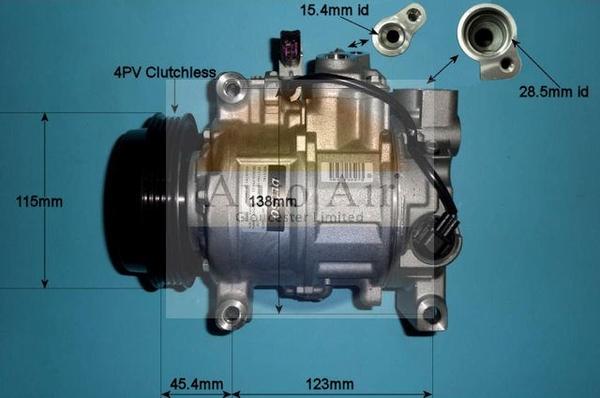 Auto Air Gloucester 14-9730 - Компрессор кондиционера autospares.lv