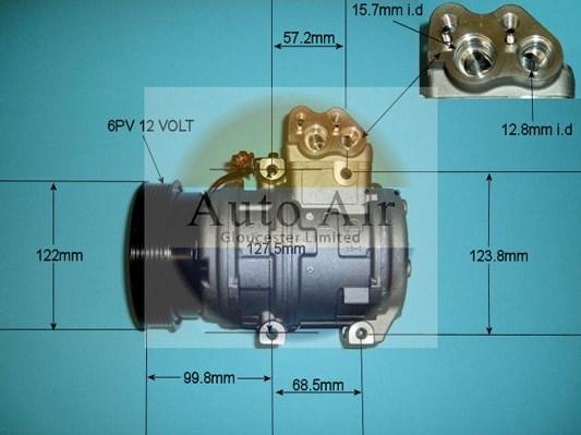 Auto Air Gloucester 14-9726 - Компрессор кондиционера autospares.lv