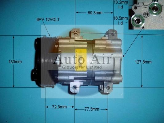 Auto Air Gloucester 14-4440 - Компрессор кондиционера autospares.lv