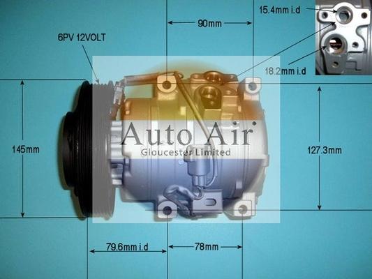 Auto Air Gloucester 14-4801R - Компрессор кондиционера autospares.lv