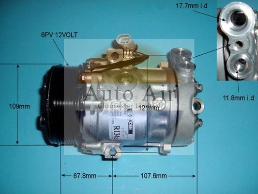 Auto Air Gloucester 14-4397 - Компрессор кондиционера autospares.lv