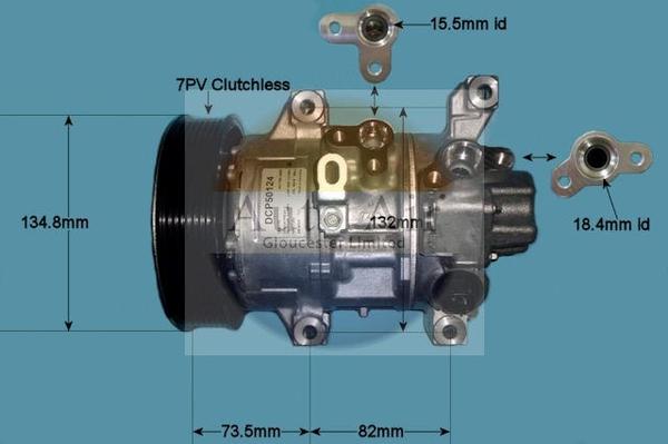 Auto Air Gloucester 14-4326 - Компрессор кондиционера autospares.lv