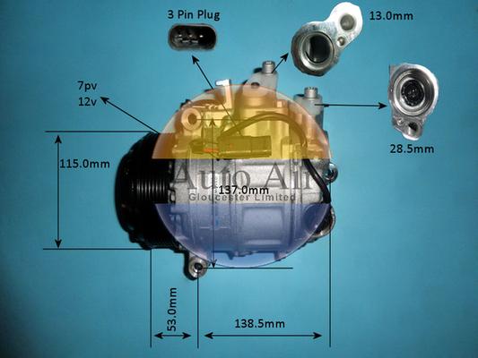 Auto Air Gloucester 14-5974p - Компрессор кондиционера autospares.lv