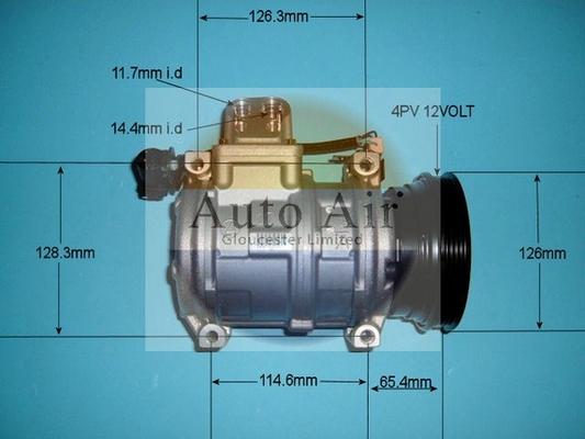 Auto Air Gloucester 14-5663 - Компрессор кондиционера autospares.lv