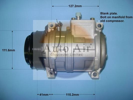 Auto Air Gloucester 14-5701R - Компрессор кондиционера autospares.lv