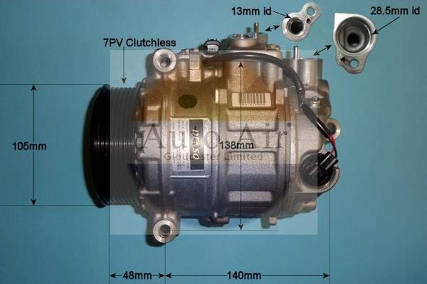 Auto Air Gloucester 14-6204 - Компрессор кондиционера autospares.lv