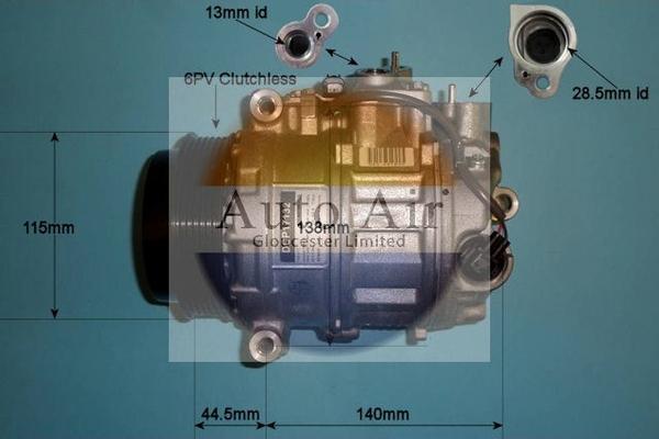 Auto Air Gloucester 14-6215 - Компрессор кондиционера autospares.lv