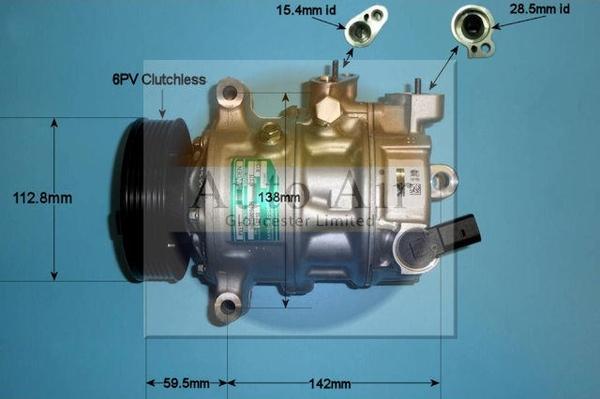 Auto Air Gloucester 14-0087 - Компрессор кондиционера autospares.lv