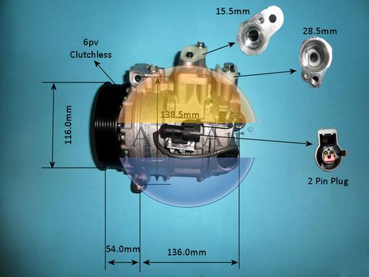 Auto Air Gloucester 14-0039p - Компрессор кондиционера autospares.lv