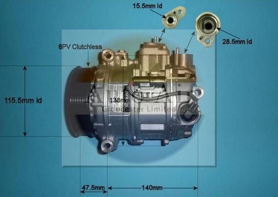 Auto Air Gloucester 14-0039 - Компрессор кондиционера autospares.lv