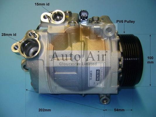 Auto Air Gloucester 14-0035R - Компрессор кондиционера autospares.lv