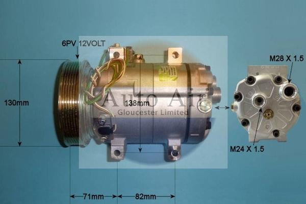 Auto Air Gloucester 14-0026 - Компрессор кондиционера autospares.lv