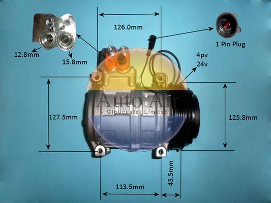 Auto Air Gloucester 14-0349 - Компрессор кондиционера autospares.lv