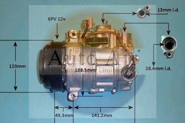 Auto Air Gloucester 14-0240 - Компрессор кондиционера autospares.lv