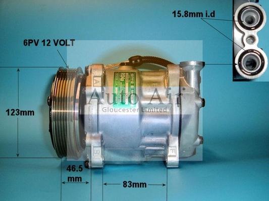 Auto Air Gloucester 14-0280 - Компрессор кондиционера autospares.lv