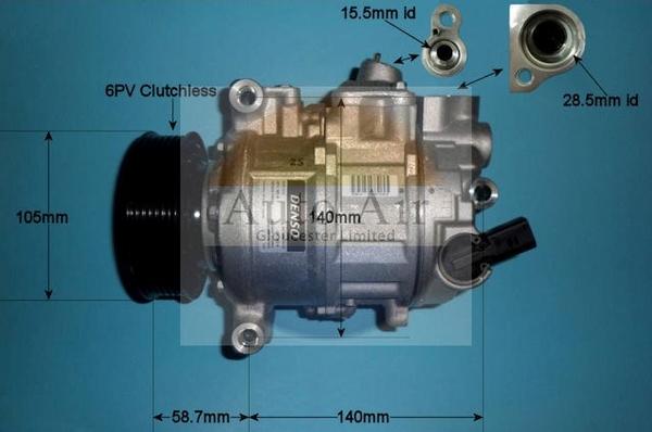 Auto Air Gloucester 14-0238 - Компрессор кондиционера autospares.lv