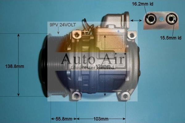 Auto Air Gloucester 14-0270 - Компрессор кондиционера autospares.lv