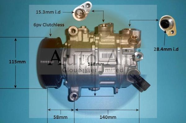 Auto Air Gloucester 14-0762 - Компрессор кондиционера autospares.lv