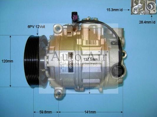 Auto Air Gloucester 14-1456 - Компрессор кондиционера autospares.lv