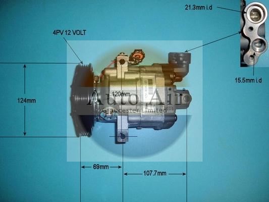 Auto Air Gloucester 14-1451 - Компрессор кондиционера autospares.lv